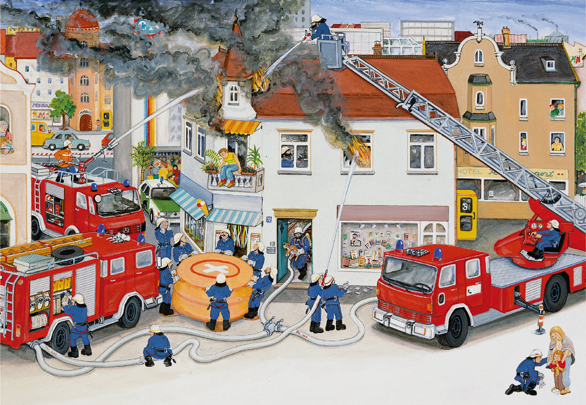 Ravensburger Busy Fire Brigade Puzzle 2x24p