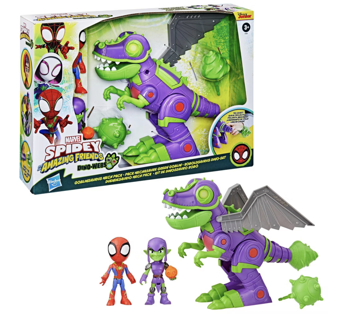 Spidey And Friends Goblinsaurus Mech Pack