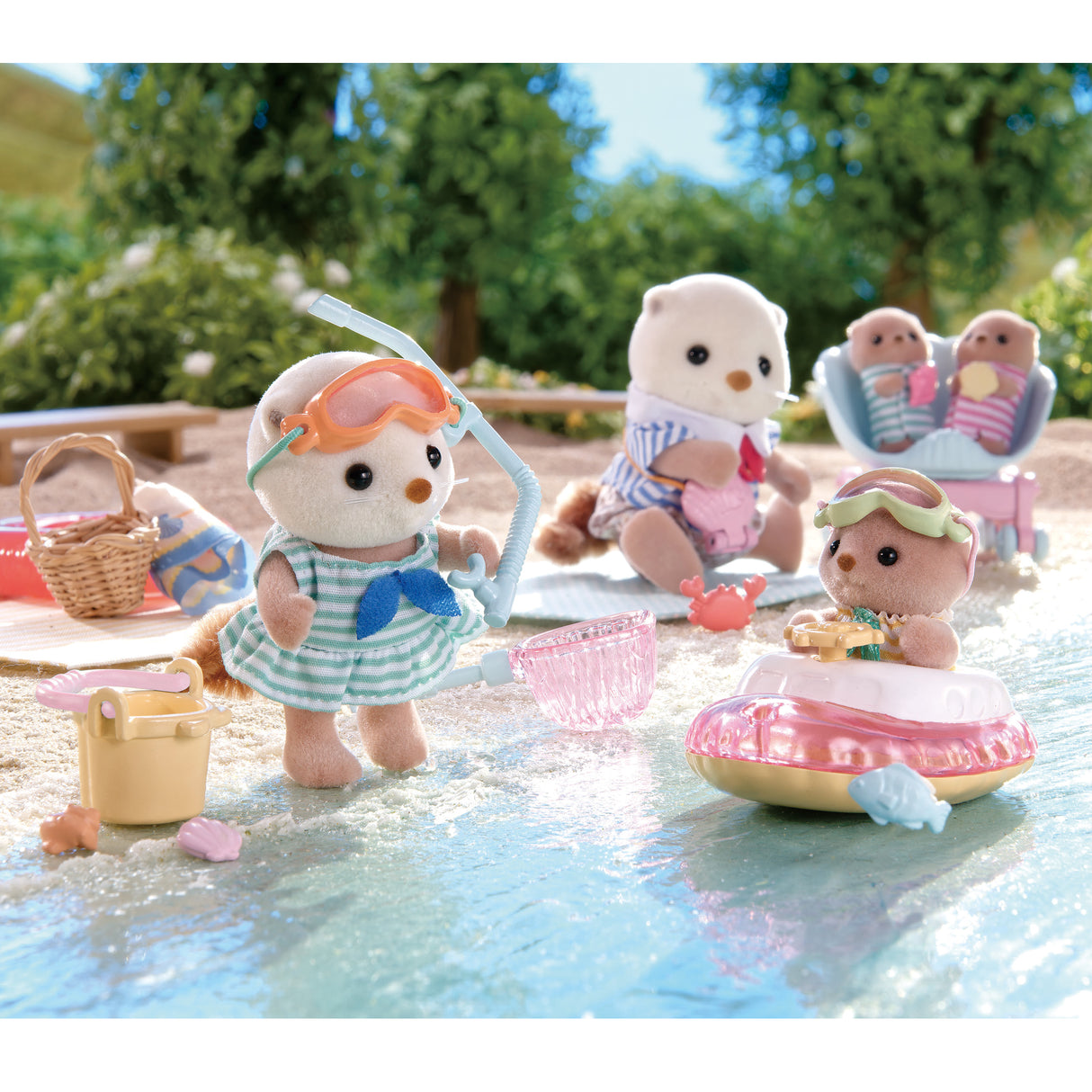 Sylvanian Families Sea Otter Sisters - Splashy Snorkel Set