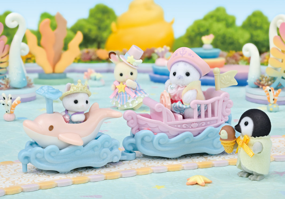 Sylvanian Families Amusement Park Ride Set Ride the Waves