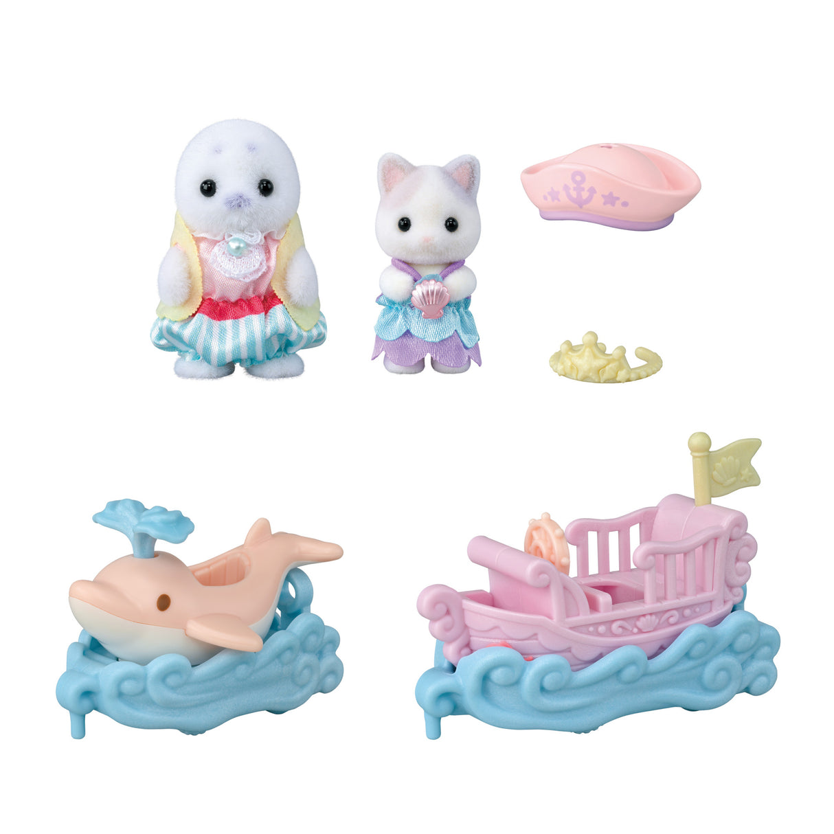 Sylvanian Families Amusement Park Ride Set Ride the Waves