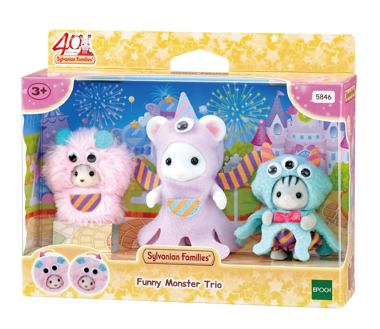 Sylvanian Families Funny Monster Trio