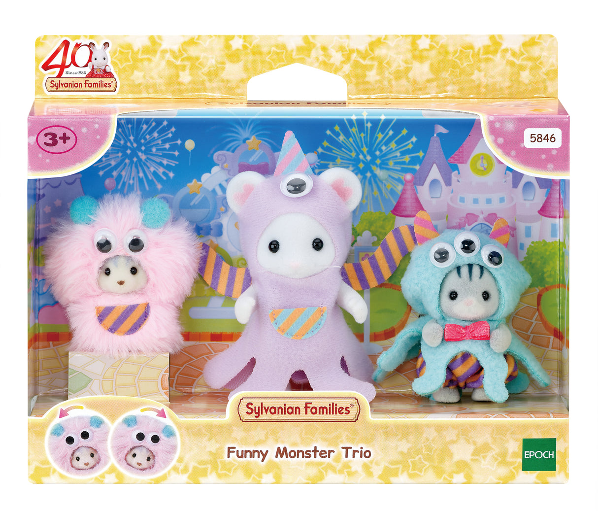 Sylvanian Families Funny Monster Trio