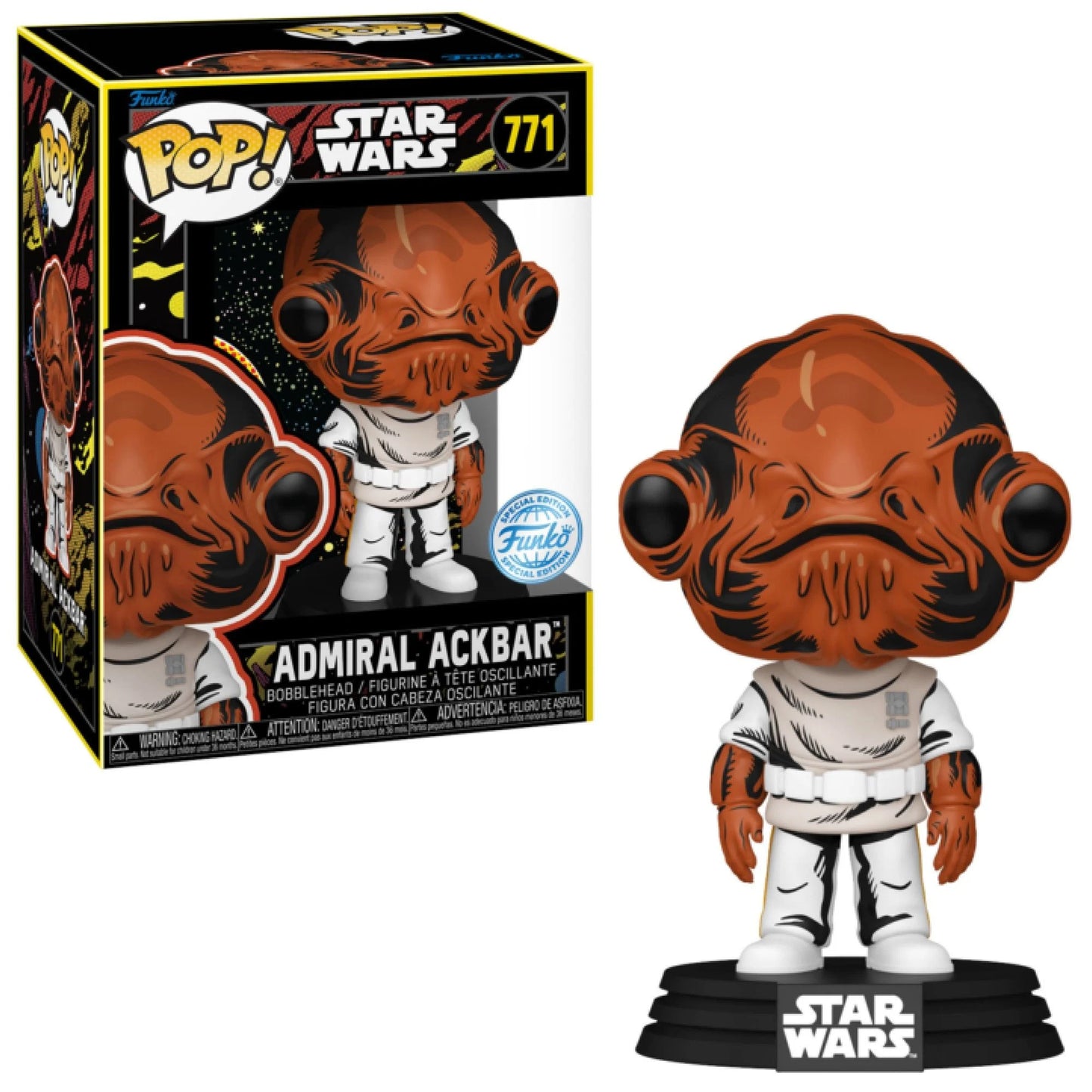 Funko Star Wars Admiral Ackbar Retro Pop! RS