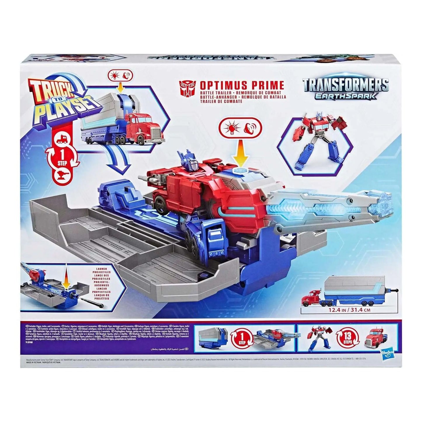 Transformers Earthspark Optimus Prime Action Figure Playset