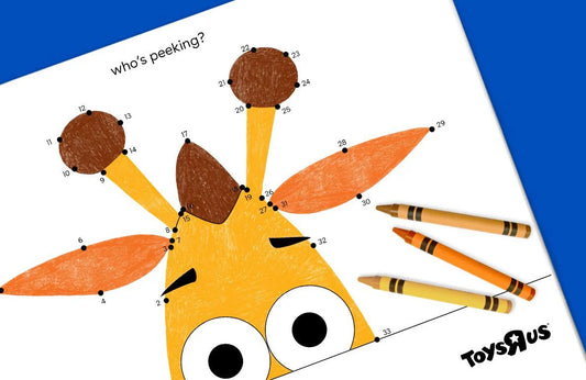 Geoffrey Connect The Dots For a Playful Peek