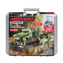 Meccano Masters 27 in 1 Off Road Set in Case
