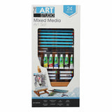 Cadet Blue The Art Studio 24pc Mixed Media Art Set Mixed Media Sets