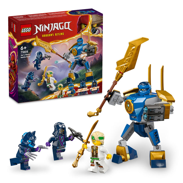 LEGO Ninjago Jay's Mech Battle Pack 71805, (78-pieces)