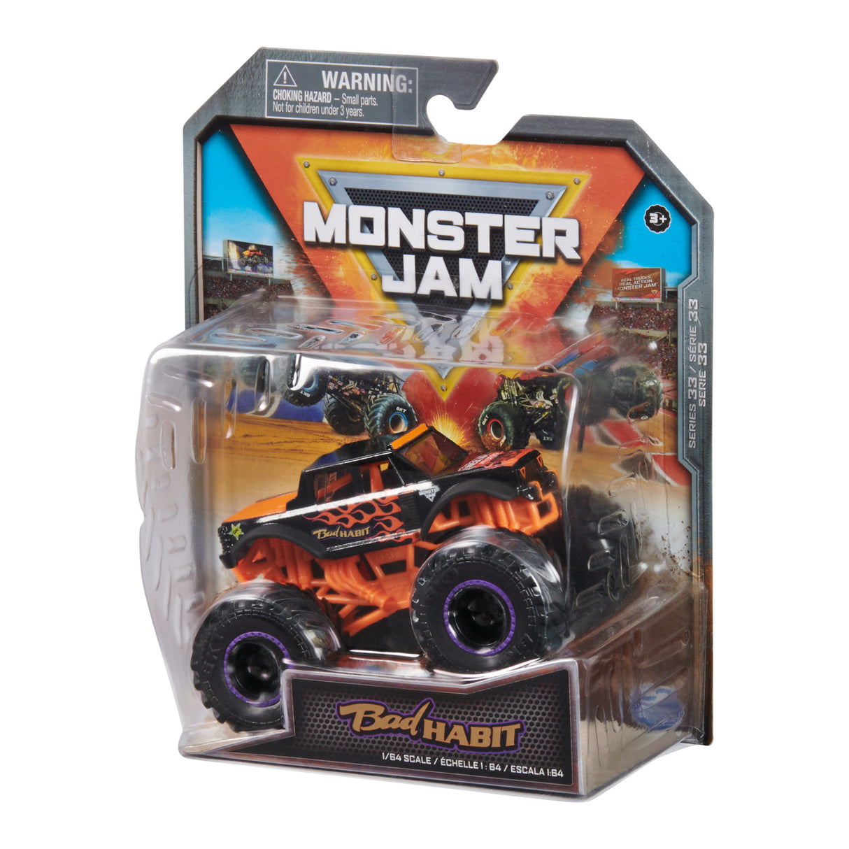 Monster Jam 1:64 Bad Habit Series 33 Die-cast Truck