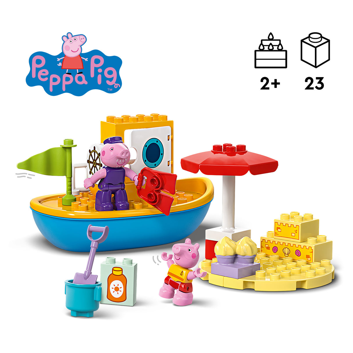 LEGO Duplo Peppa Pig Boat Trip 10432 (23 pieces)