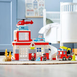 LEGO DUPLO Town Fire Station and Helicopter 10970 (117 pieces)