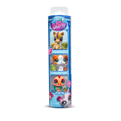 Littlest Pet Shop Trio in Tube 3 Pack Barnyard Pets