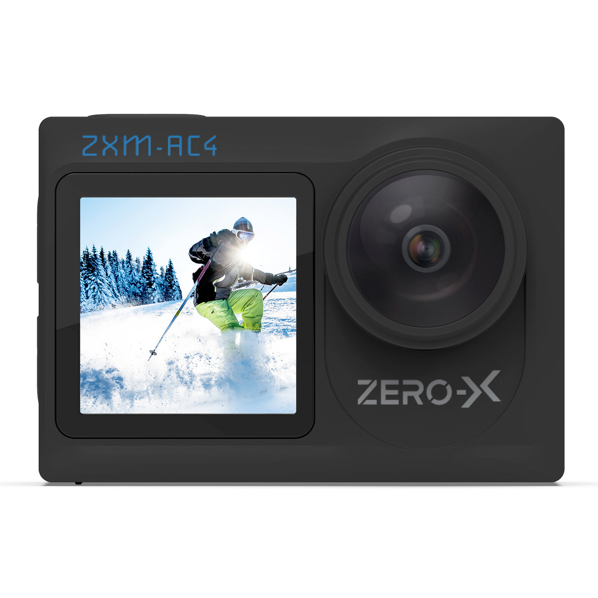 Zero-X 4K Uhd With 2.0' Touch Screen  , Front Screen  And  Wifi Action Cam