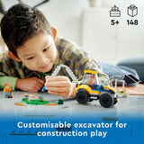 LEGO City Construction Digger 60385 (148 pieces)