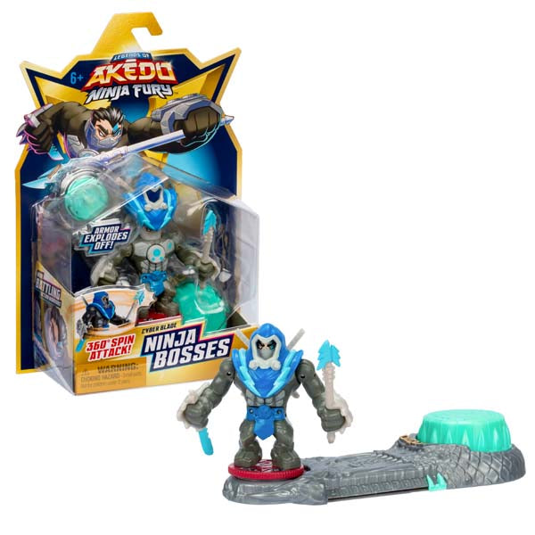Akedo S7 W1 Ninja Fury Mega Ninja Bosses Cyber Blade