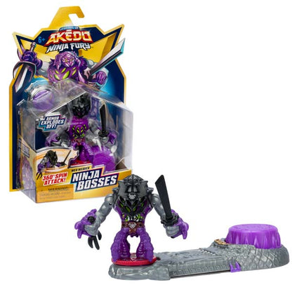 Akedo S7 W1 Ninja Fury Mega Ninja Bosses Web Weaver