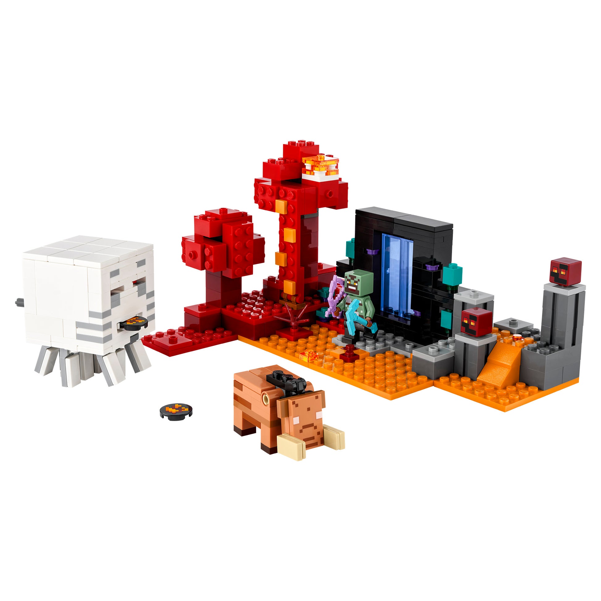 LEGO Minecraft The Nether Portal Ambush 21255, (352-pieces)