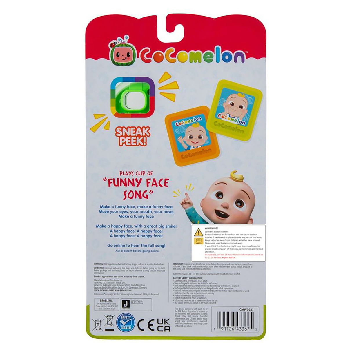 Cocomelon Musical Play Camera