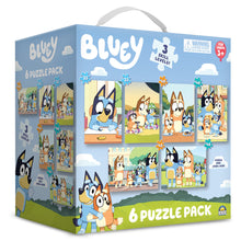 Bluey 6 Puzzle Pack 2 x 35pce, 2 x 40pce & 2 x 48pce