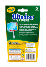 Crayola Washable Window Crayons 5 Pack