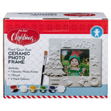 Art Star Christmas Paint Your Own Ceramic Photo Frame Kit