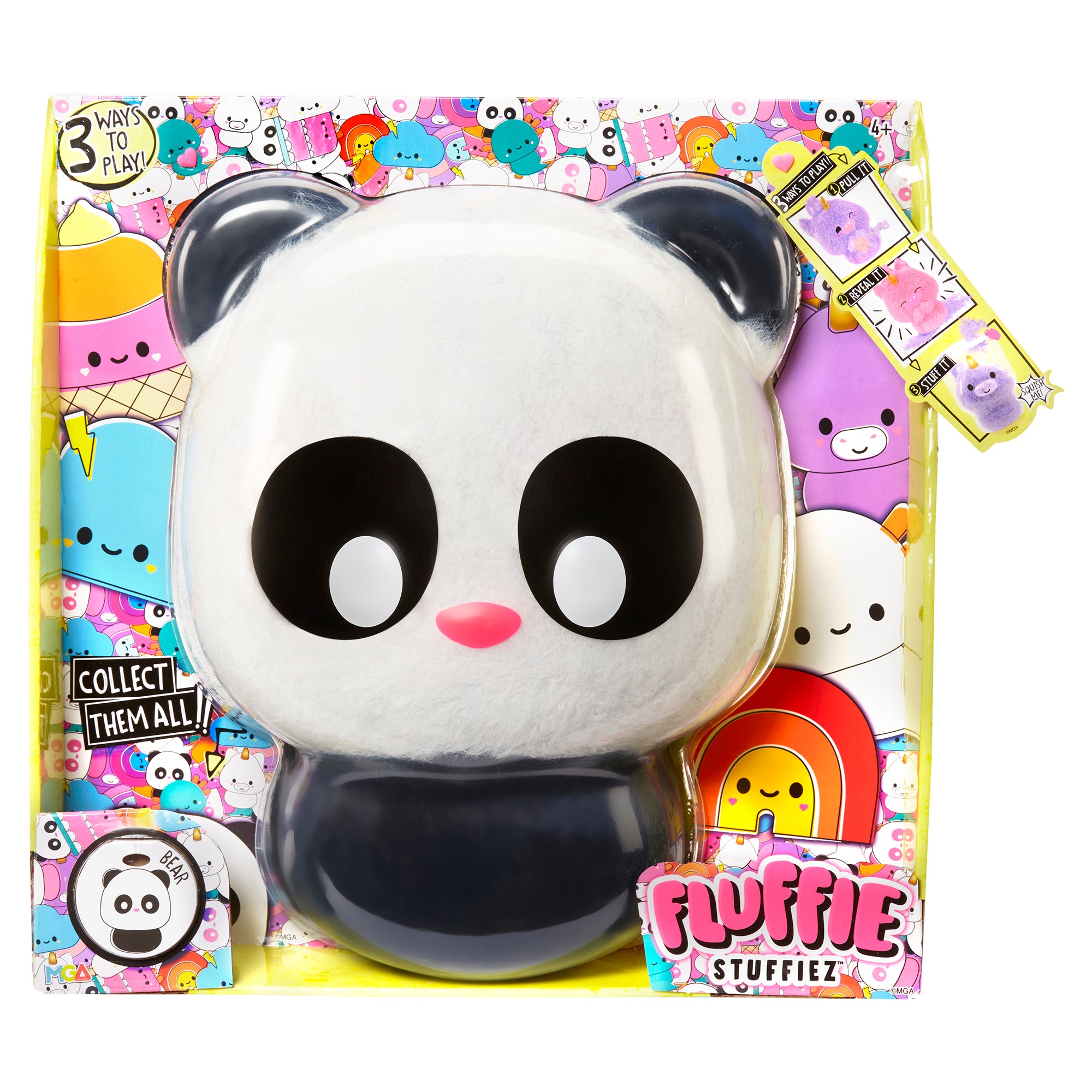 Fluffie Stuffiez Series 1 Large Plush - Panda (Solid)