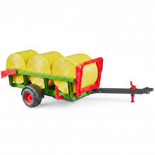 Bruder Self loading bale trailer with 3 round hay bales