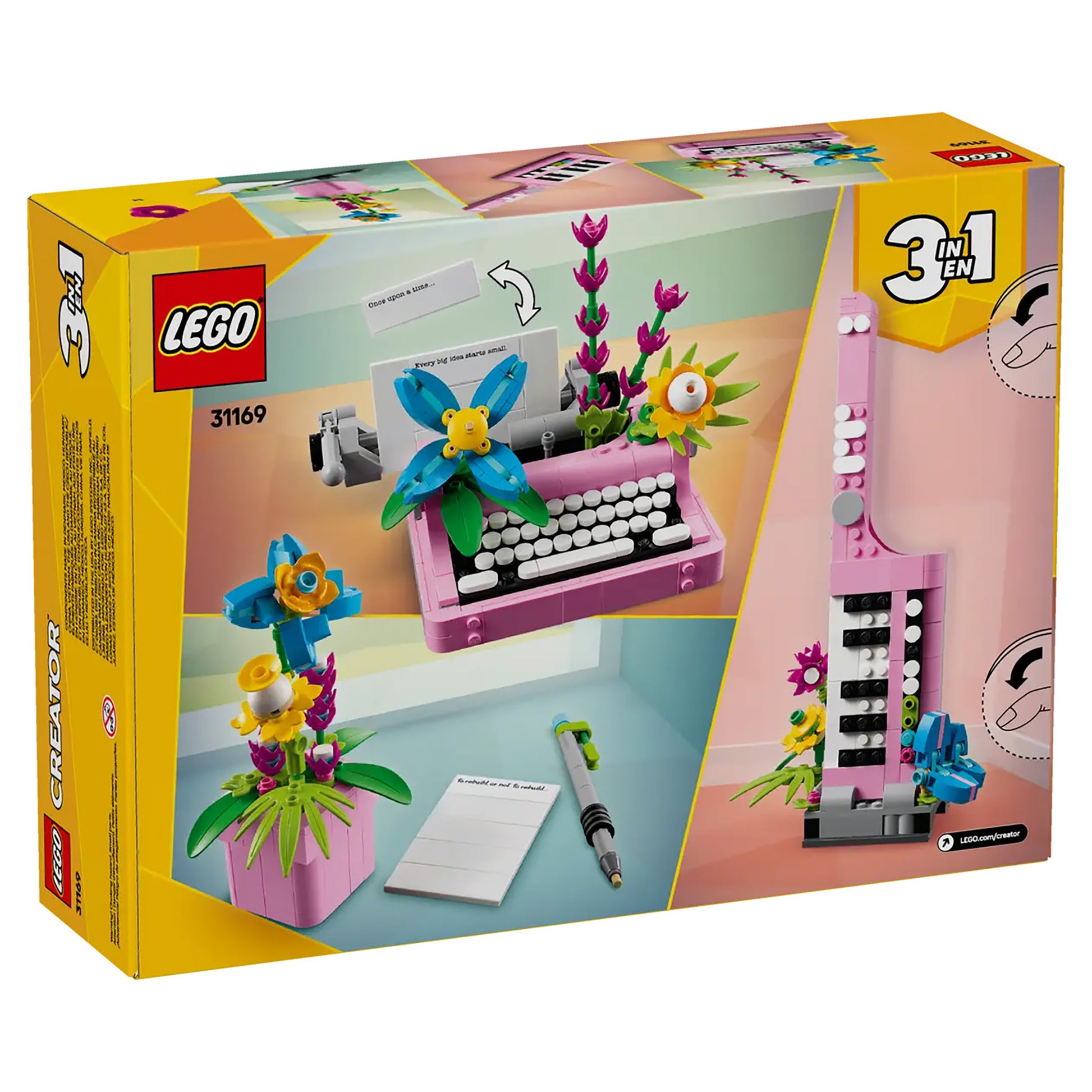 LEGO Creator Typewriter with Flowers 31169