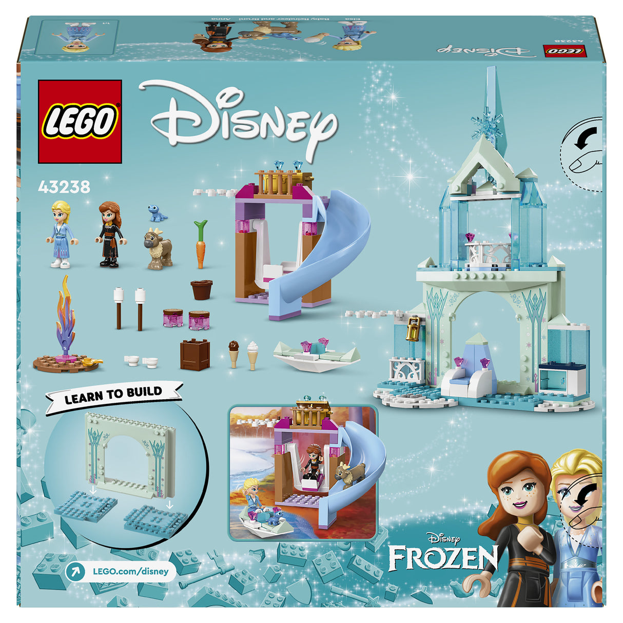 LEGO Disney Princess Elsa's Frozen Castle 43238, (163-pieces)