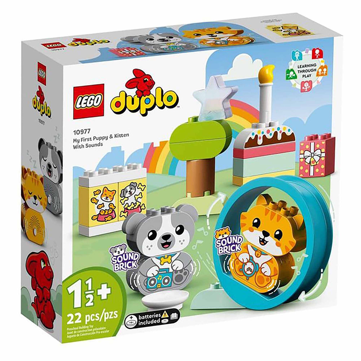 LEGO 10977 DUPLO My First Puppy and Kitten with Sounds (22 pieces)