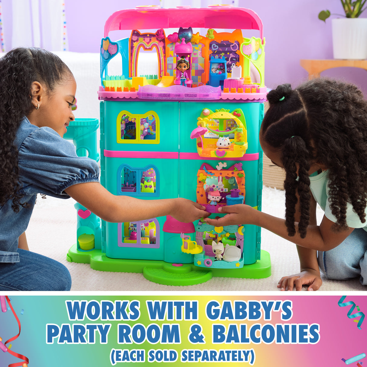 Gabby's Dollhouse 15pc Celebration Dollhouse