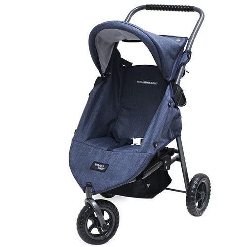 Valco Baby Mini Runabout Denim Doll Stroller