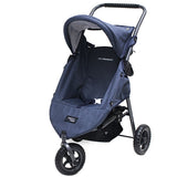 Valco Baby Mini Runabout Denim Doll Stroller