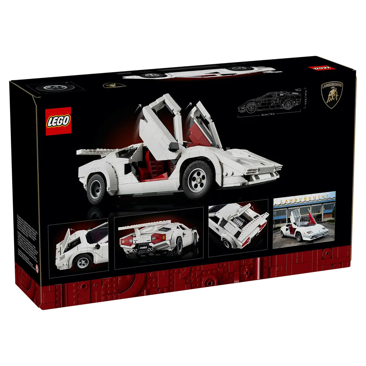 LEGO Icons Lamborghini Countach 5000 Quattrovalvole 10337