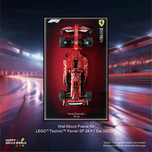 Decorative Wall Mount Frame For LEGO® 42207 Ferrari SP-24(with LED) -Style A
