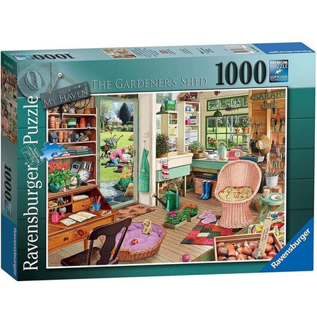 Ravensburger My Haven No 8 The Garden Shed Jigsaw Puzzle 1000pc