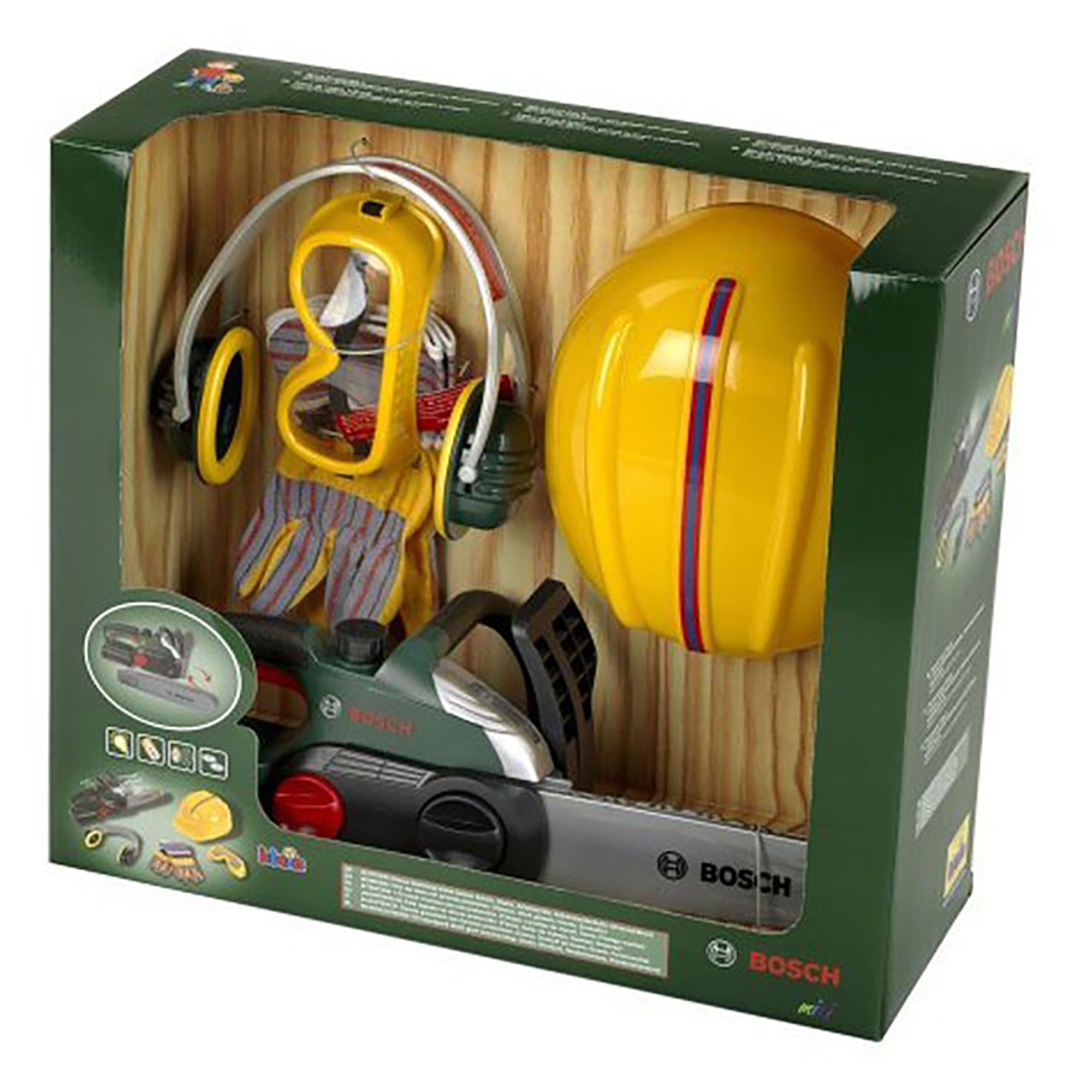 Bosch Mini Chainsaw Helmet and Accessories Set Toys R Us Australia