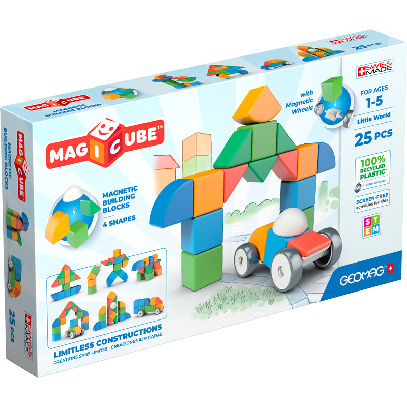 Geomag Magicube Shapes Recycled Little World 25 pcs