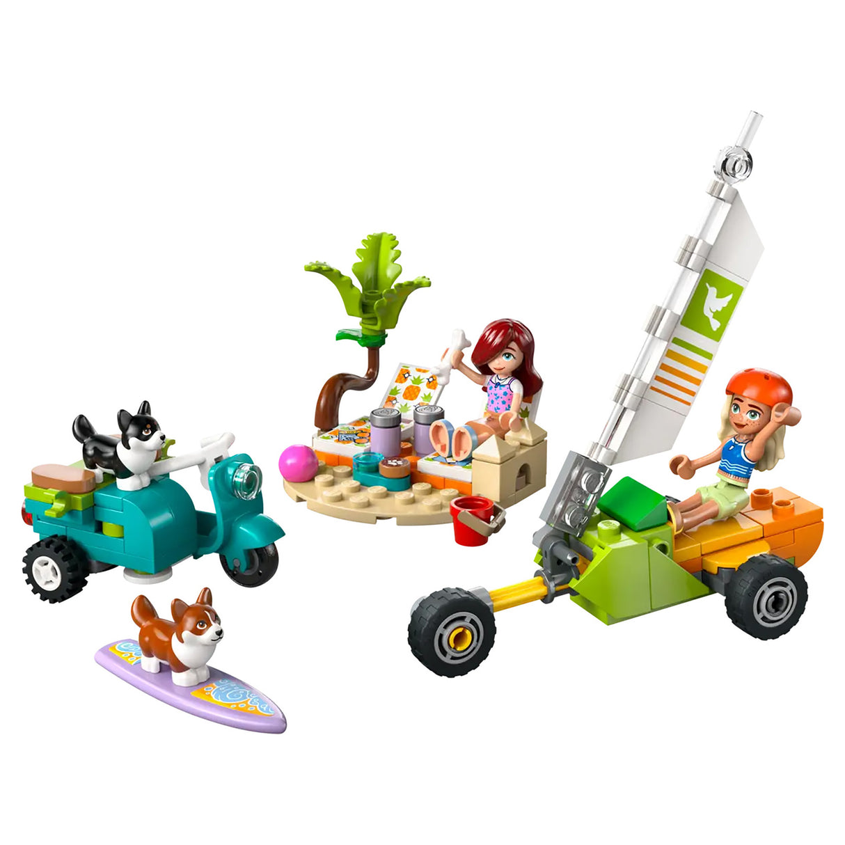 LEGO Friends Surfing Dogs and Scooter Adventure 42641