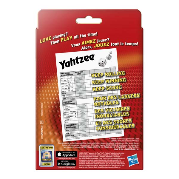 Yahtzee Score Pad