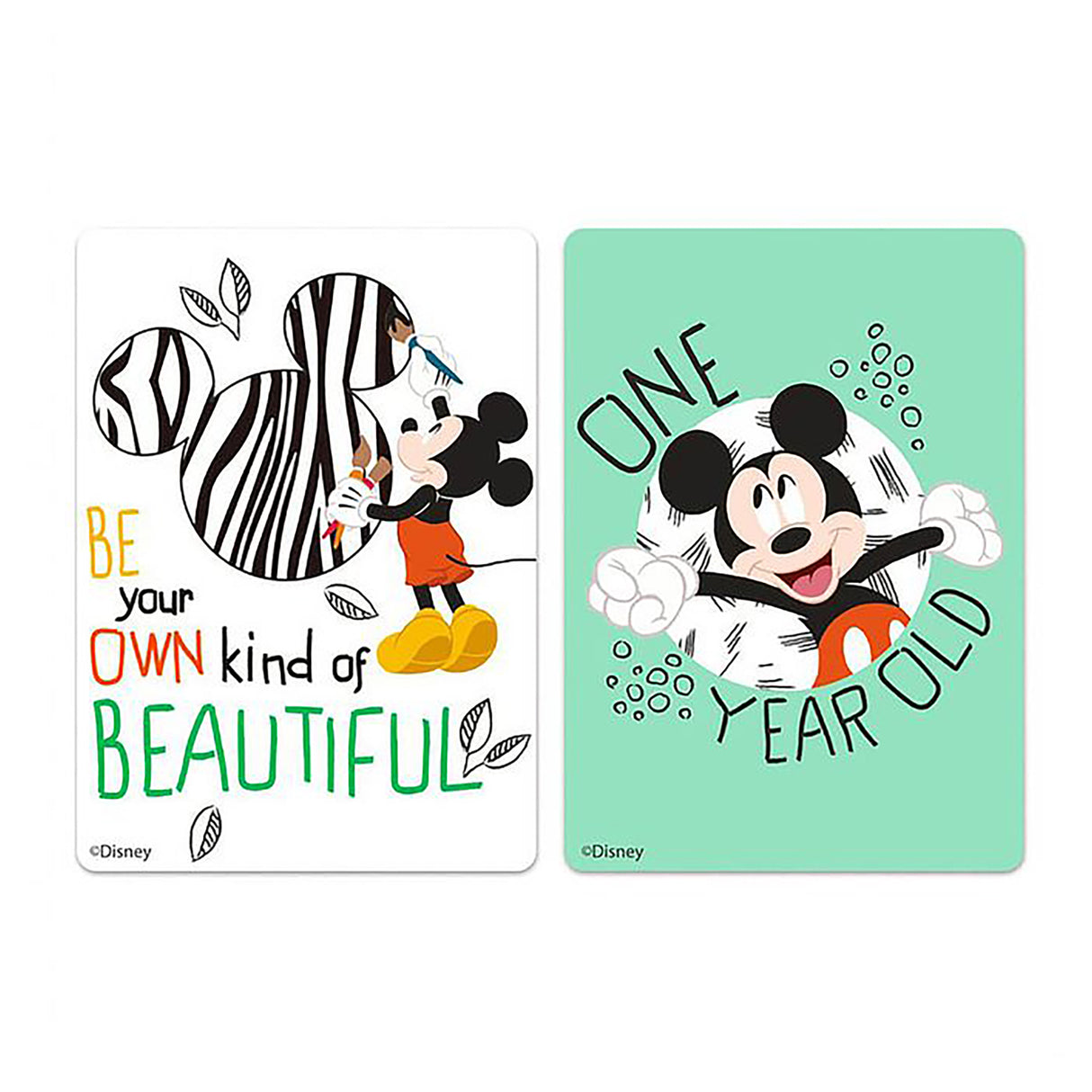 Disney Baby Mickey Doodle Zoo Milestone Cards