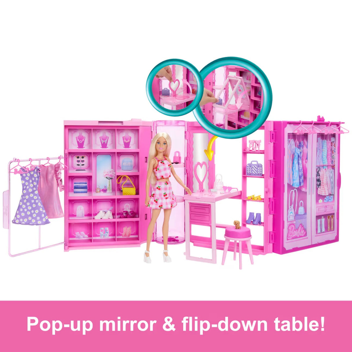 Barbie Dream Closet Doll Playset And Accessories