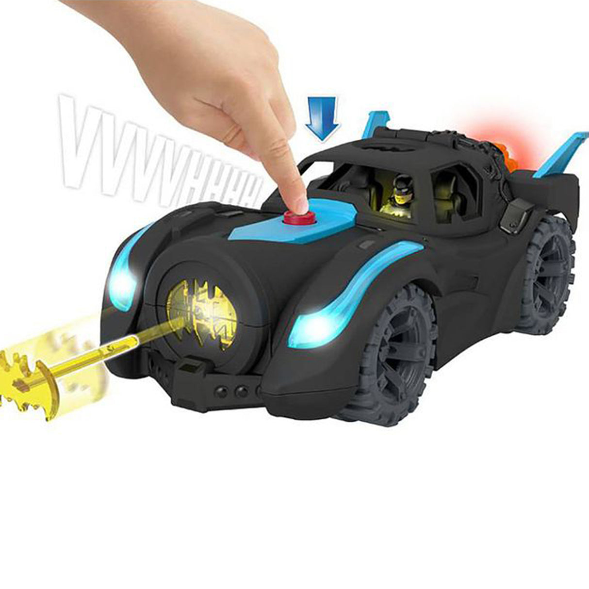 Fisher-Price Imaginext DC Super Friends Lights & Sounds Batmobile