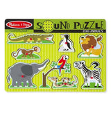 Melissa & Doug Zoo Animals Sound Puzzle (8-pieces)