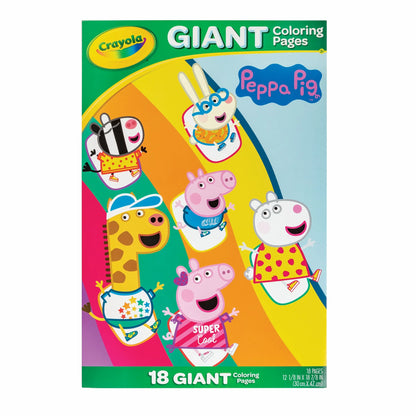 Crayola Giant Coloring Pages Peppa Pig