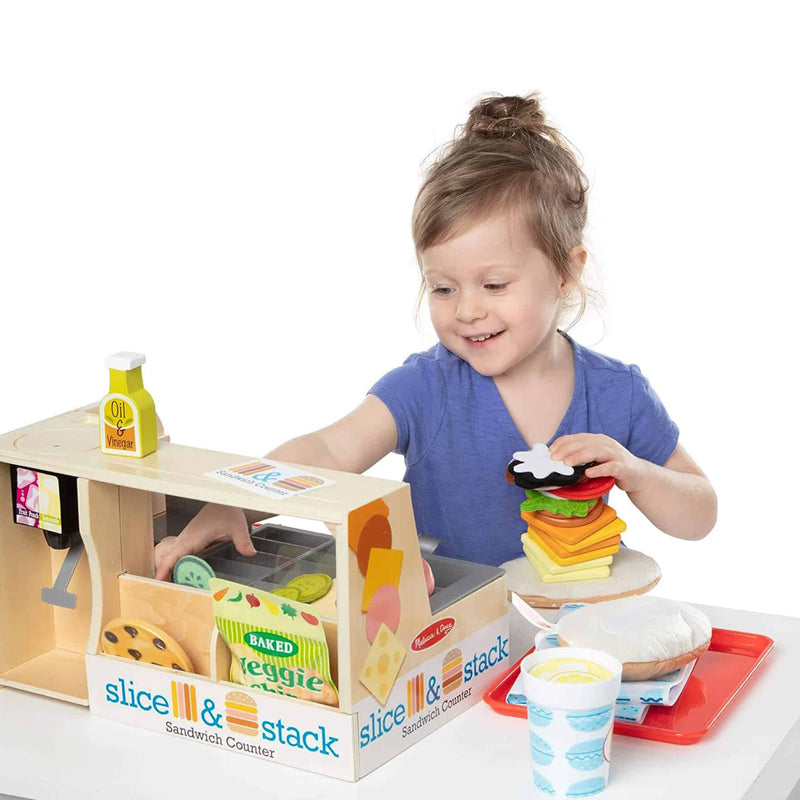 Melissa & Doug Slice & Stack Sandwich Counter