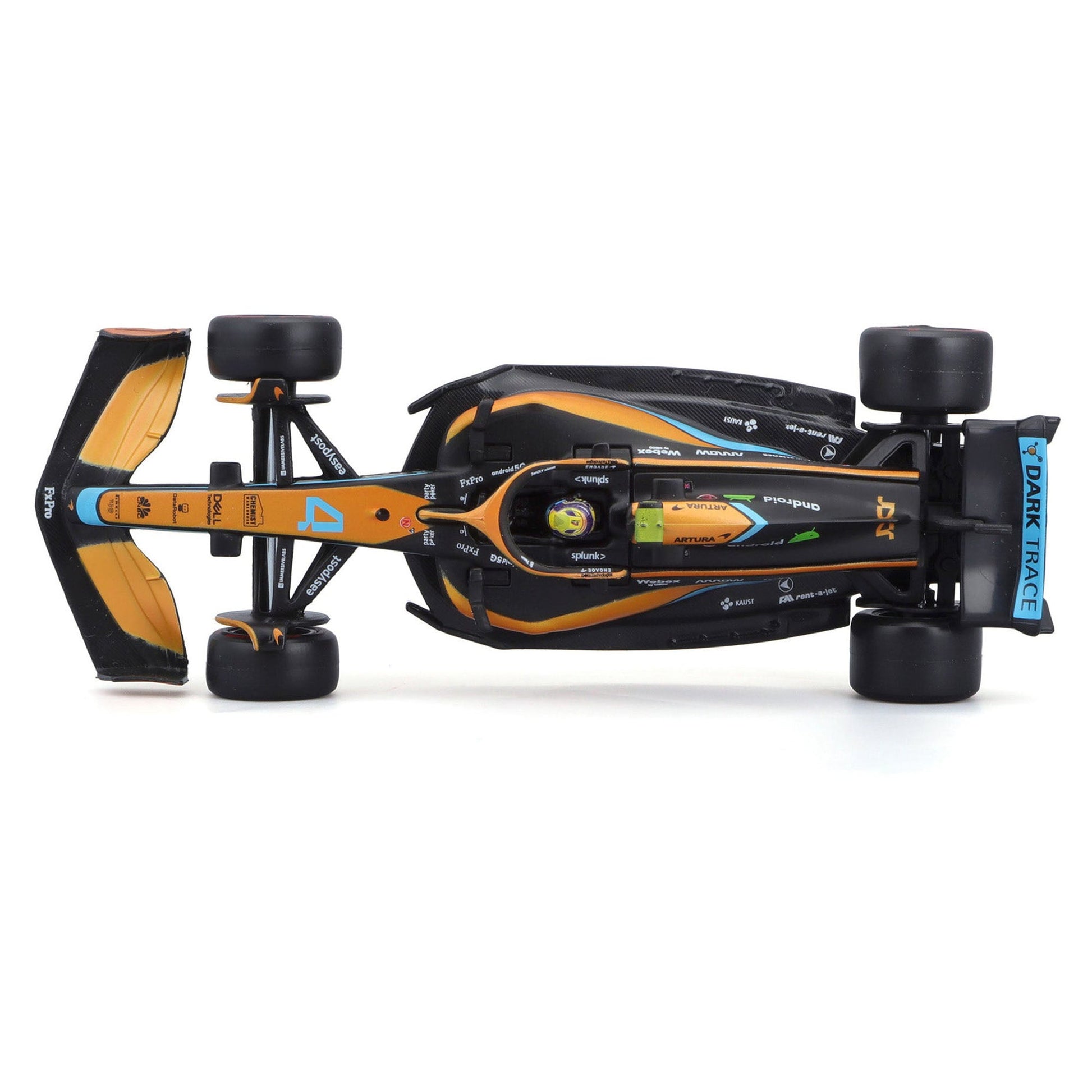 Bburago 1:43 2022 F-1 McLaren MCL 36 #4 Norris with Driver