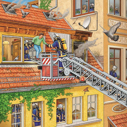 Ravensburger Fire Brigade Run Jigsaw Puzzles (3x49 pieces)
