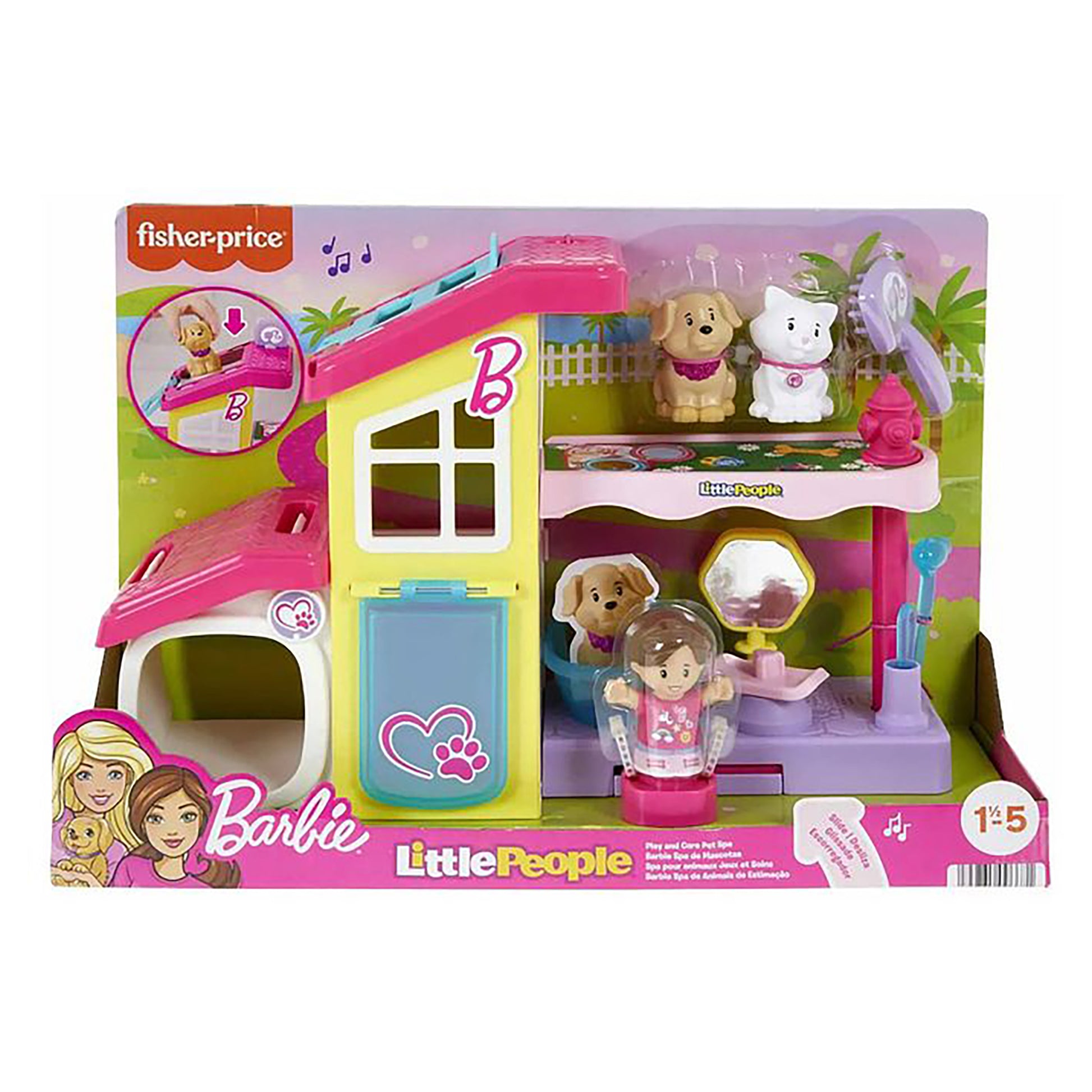 Barbie Play and Care Pet Spa by Little People
